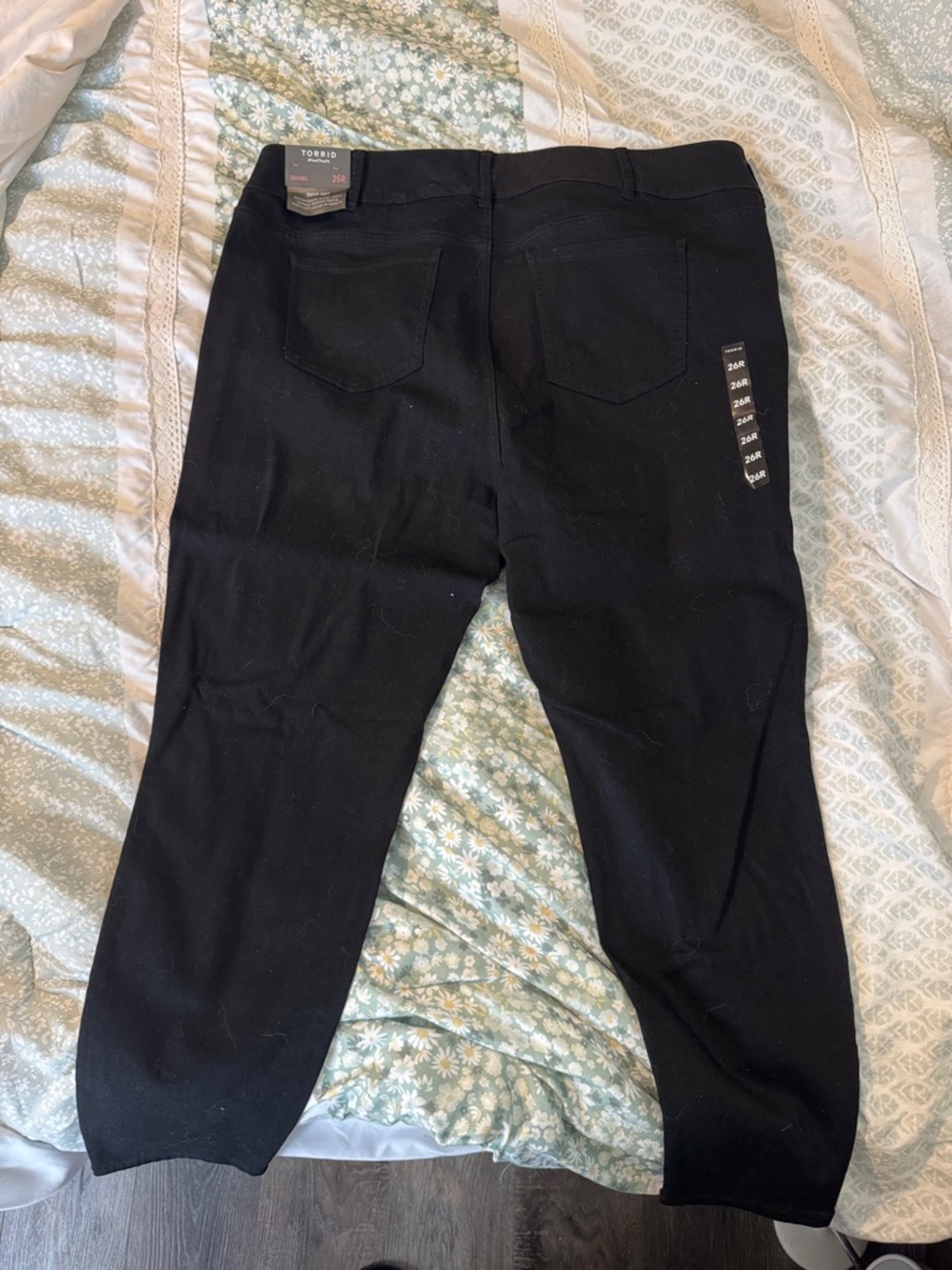 torrid Black Stretch Back-Pocket Jeans